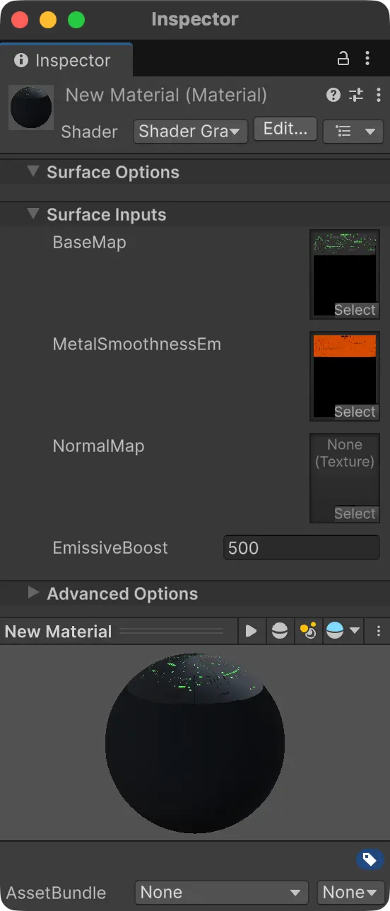 Material Setup