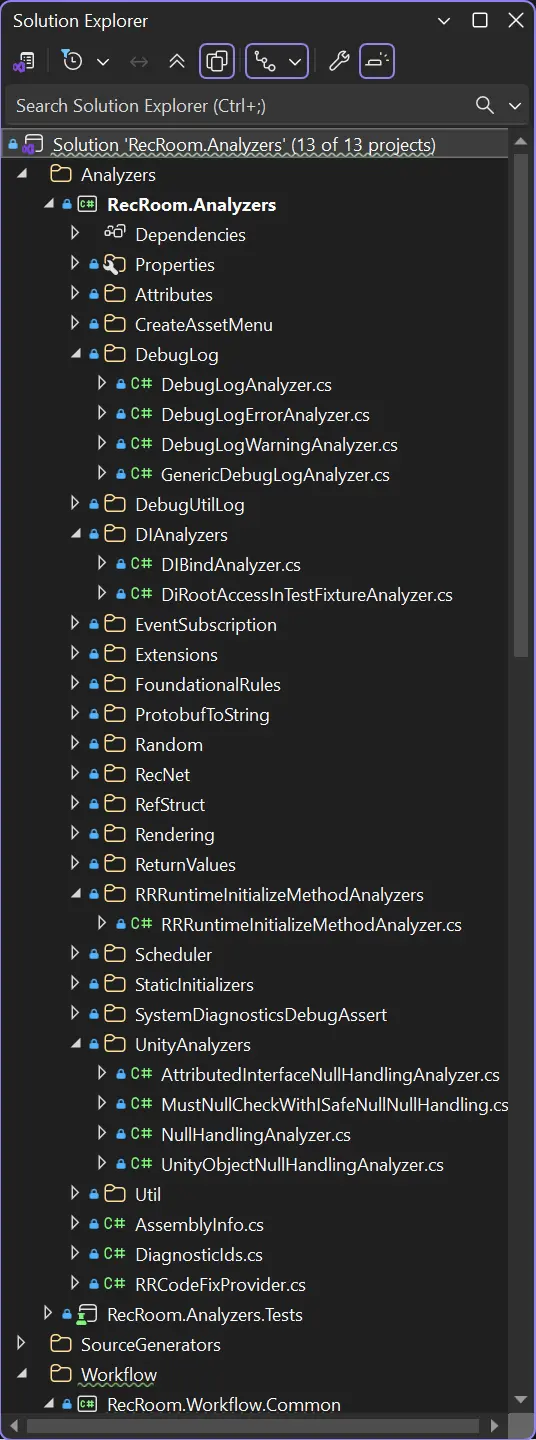 Roslyn Analyzer Examples