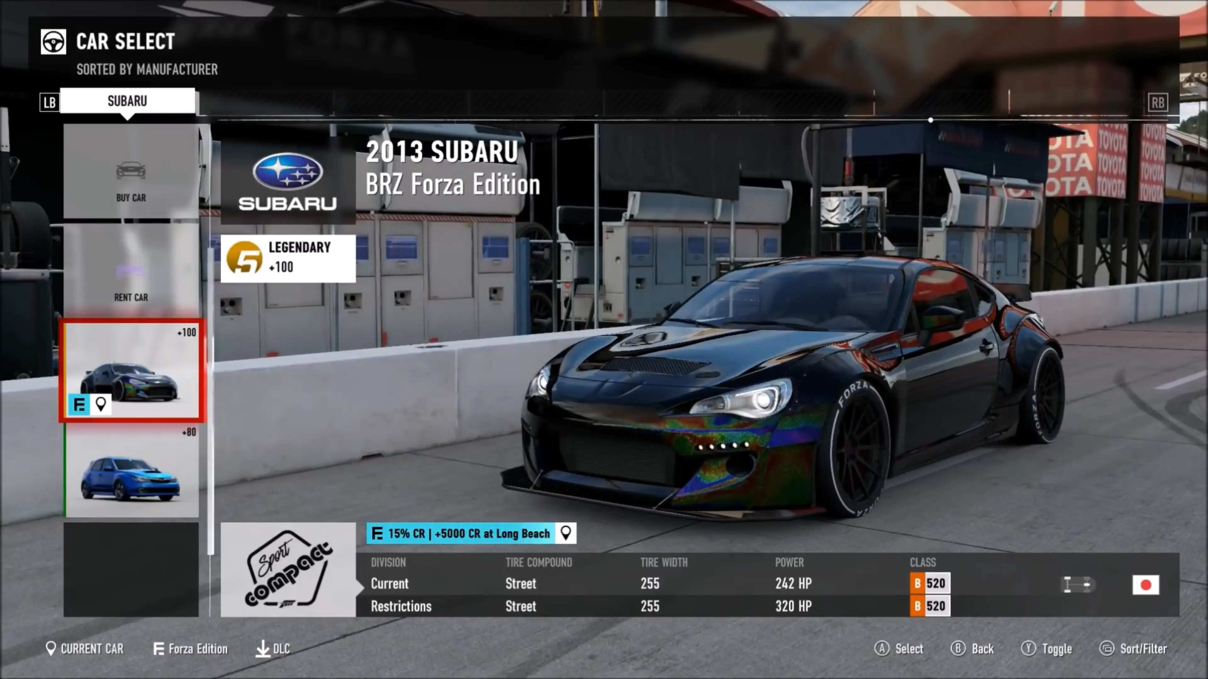 An Example of a Forza Edition Car