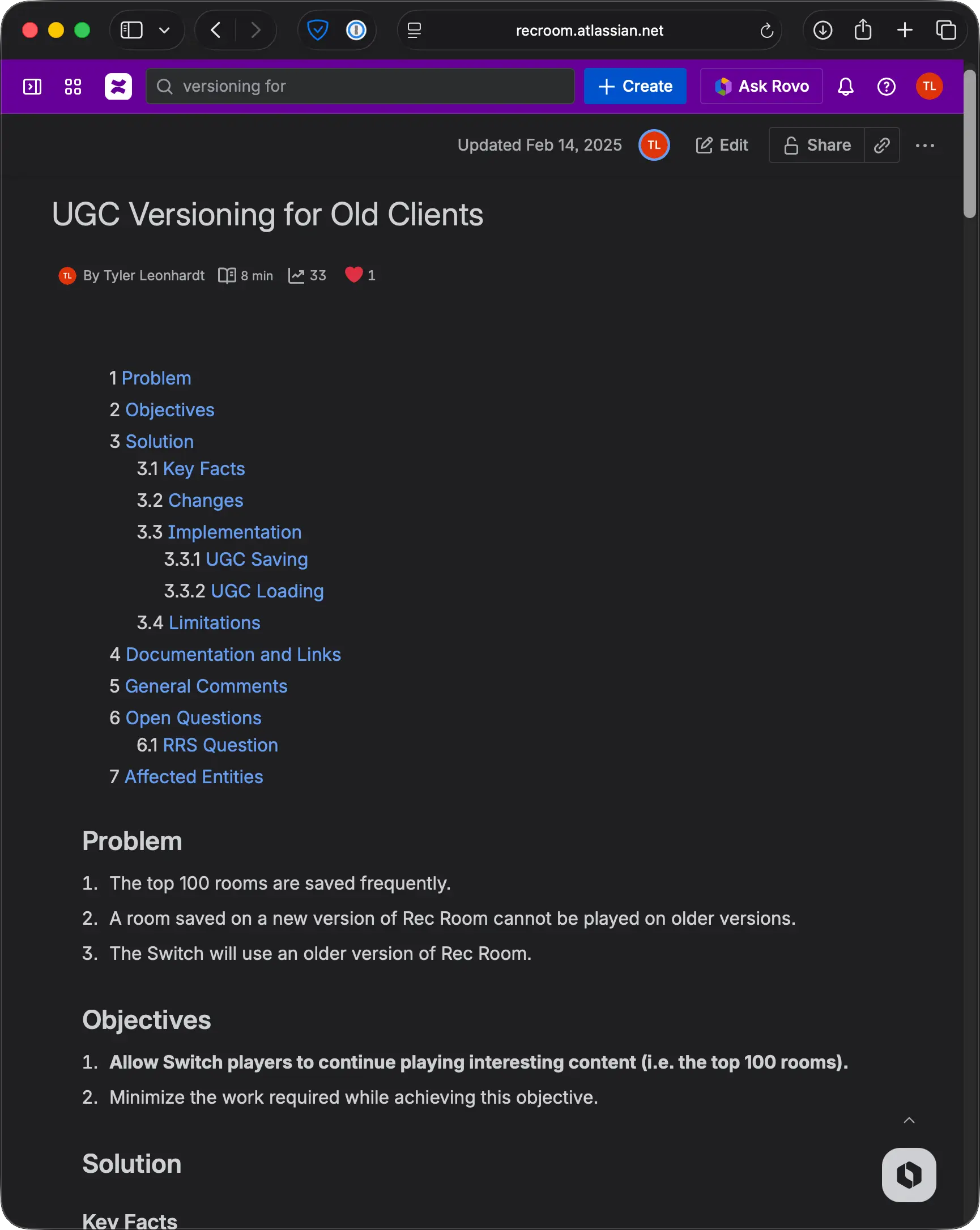 UGC Versioning For Old Clients TDD