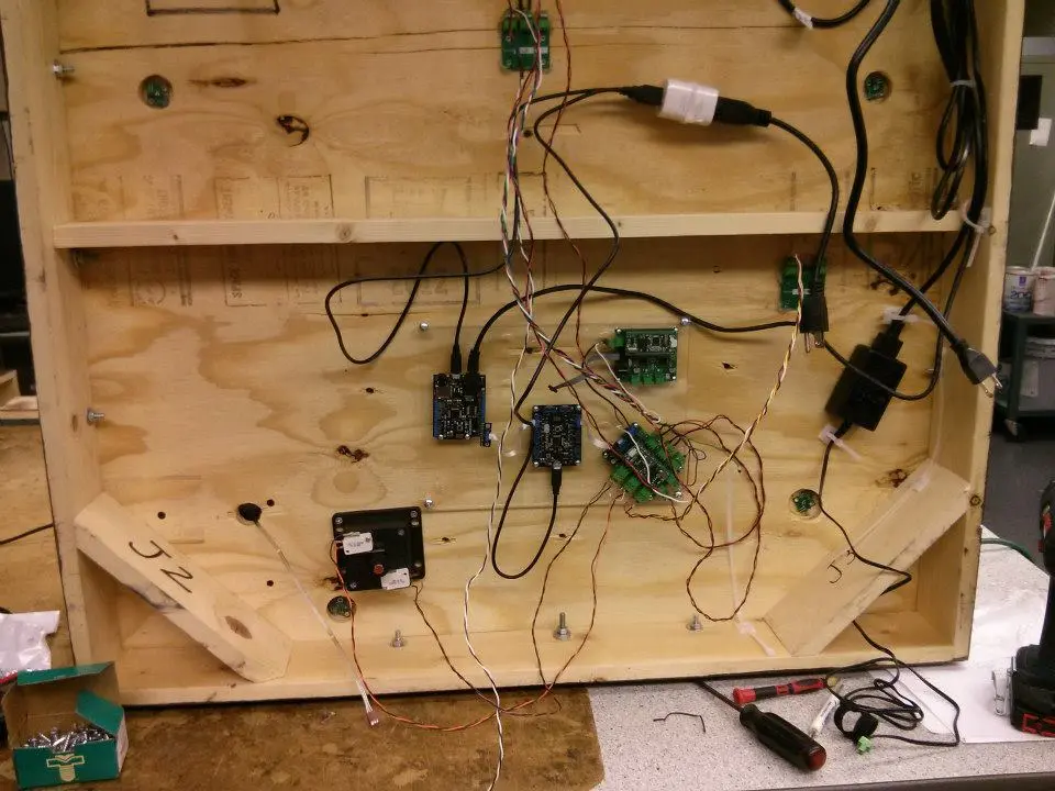 Hardware Mounted Underneath the Course